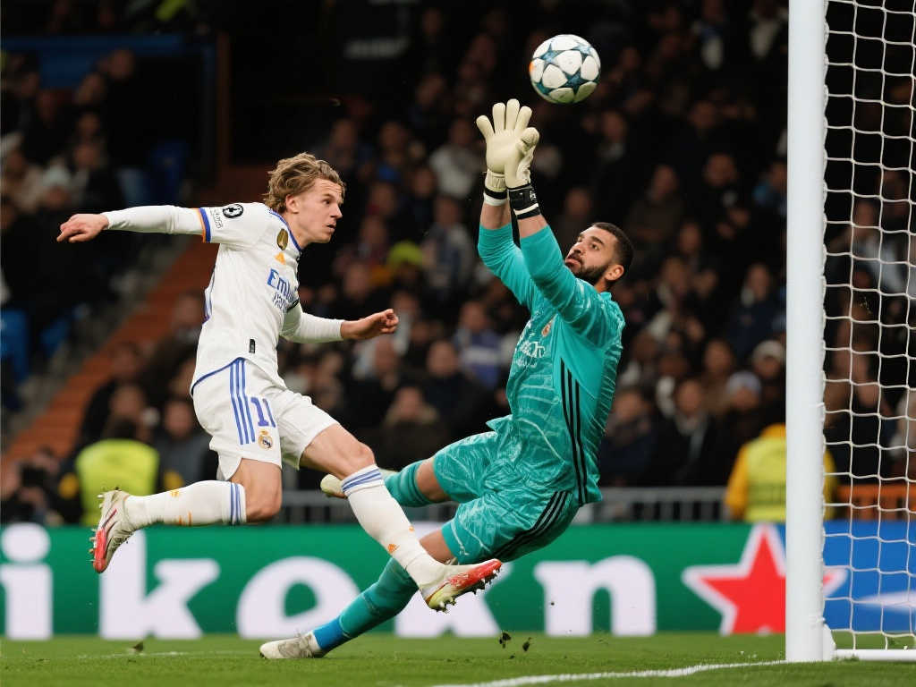 神速反应!厄德高凌空劲射,多纳鲁马神扑化解危机 神速反应!厄德高凌空劲射,多纳鲁马神扑化解危机